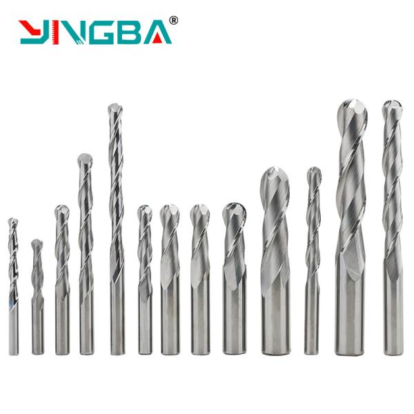 Fabricante de piezas de madera de corte de nariz de bolas de corte de molino de extremo de flauta 2 5 mm 6 mm