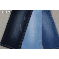 China Regular Women Jeans Cotton Polyester Spandex Denim Fabric 58/59 High Stretch With Warp Slub on sale