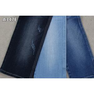 China Regular Women Jeans Cotton Polyester Spandex Denim Fabric 58/59 High Stretch With Warp Slub supplier
