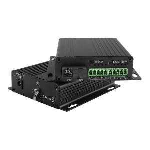 China RS485 / RS422 / RS232 Serial To Fiber Optic Converter SC 20km For RTU HOST SCADA supplier