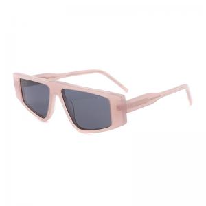 Flat Top Acetate Frame Sunglasses Custom Irregular Metal Frame Sunglasses Womens