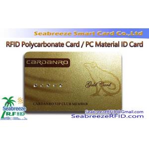 Polycarbonate Material Card, PC Material High Temperature Resistant RFID Card