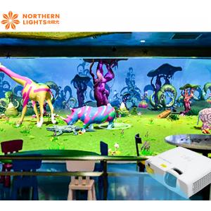 Indoor Interactive Wall Projection Magic Painting Game For Amusement Park
