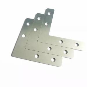China Customize Powder Coated Steel Plate Bracket Tolerance /-0.10mm for Market supplier