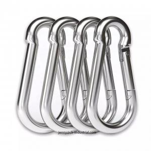 China 400lbs Load Capacity Keychain Carabiner Clip Stainless Steel AISI304/316 Finish ZINC supplier