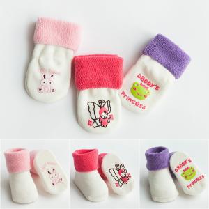 Custom logo, design cute babes pure cotton non-slip socks
