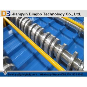 China High Speed Tile Steel Metal Roll Forming Machine , Metal Roof Forming Machine supplier