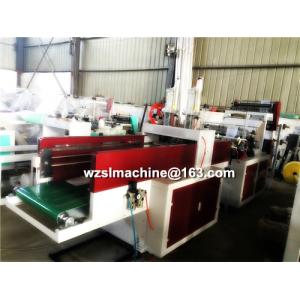 High Speed Double Servo Motors shopping bag making machine With PLC control