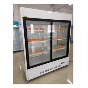 China 2500L Store Fruit Display Cooler Food Display Chiller Automatic defrosting supplier