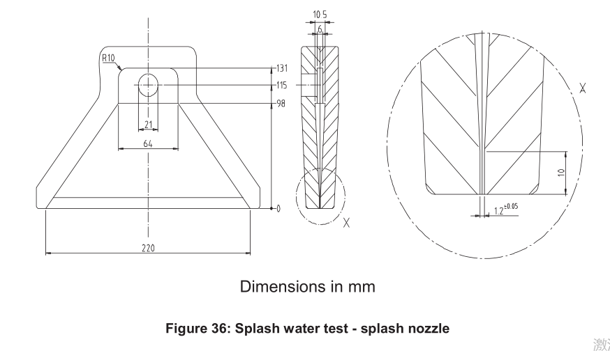 ISO 16750-4 Figure 4 Thermal Shock With Splash Water Tester IP Testing ...