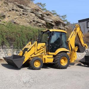 China 4×4 Compact Tractor Loader Backhoe Used In Construction Projects supplier