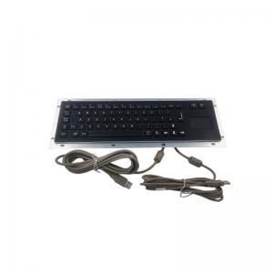 Durable Black Stainless Steel Keyboard Metal For Self Service Kiosk Machine