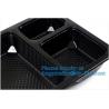 OEM and ODM custom plastic 2100ml pp 4 compartment plastic food box,disposable