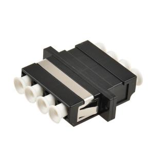 China Four Cores Fiber Optic Cable Adapter Black Color For SC Connectors / Patch Cord supplier
