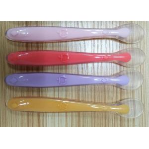 2 Color Silicone Injection Molding Reusable Baby Feed Spoon