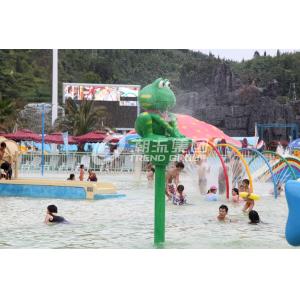China Spray Water Game For Kids , Cartoon Style Fiberglass Aqua Park Equipment For Sale supplier