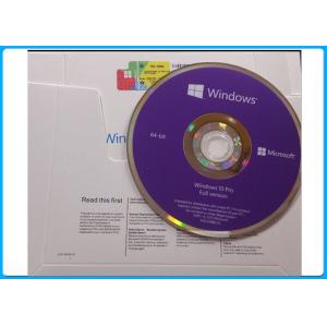 China New Sealed Microsoft Windows 10 Pro Professional 64 Bit DVD+ COA License Key supplier