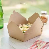 China Kraft Paper Meal Food Boxes Disposable Take Out Containers Lunch on sale