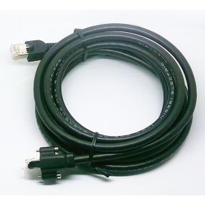 China RJ45 male to male cable with mount pannel screw supplier