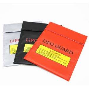 Red Lipo Safe Bag Black Fire Safe Box 180x230mm For RC Drone