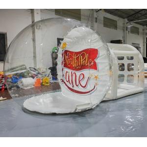 Custom Background Inflatable Human Size Snow Globe Giant Christmas Snow Globes Photo Booth