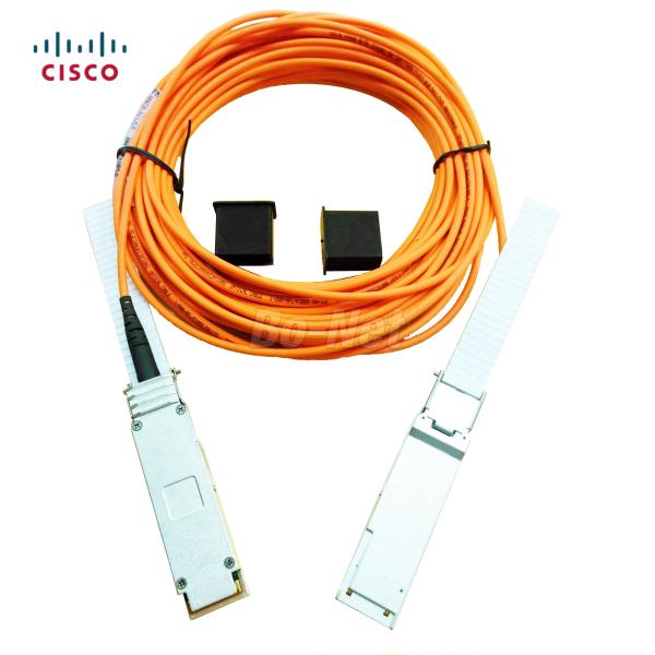 China Câble à fibres optiques actif de Cisco QSFP-H40G-AOC10M 40GBASE, 10m supplier