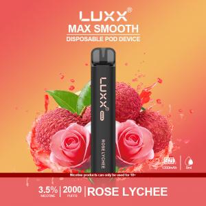 CE Certified Disposable Electronic Cigarette 1350mAh Rose Lychee 3.5mg Nicotine