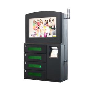 Bars And Restaurants Cell Phone Lockers , Wall Mounted Cell Phone Charging Station