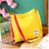 China New canvas small ring shoulder Messenger bag simple portable leisure Joker bag women wholesale