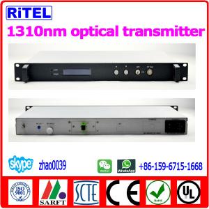 China 47~860MHz catv 1310nm 20mW optical transmitter for cable TV indoor and outdoor supplier