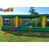 EN71 Awasome Sports Games Inflatable Corn Laser Maze With Digital Painting Farm