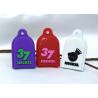 China Embossed Matt PVC Rubber Keychain SGS 3D PVC Keychain Purple Red White wholesale