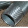 zinc coated 250g galvanized steel pipe threaded with plastic caps