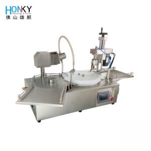 China Desktop Essential Oil Dropper Bottle Filling Capping Machine For Cosmetic supplier