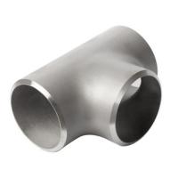 China Customized Stainless Steel Butt Weld Galvanized Pipe Fittings Sch40 Equal Tee on sale