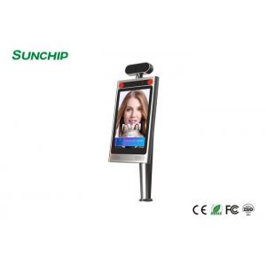 China Time Attendance 800*1280 Face Recognition Infrared Thermometer supplier