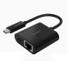China 60W USB-C To Ethernet Charge Adapter - Gigabit Ethernet Port Compatible With USB-C Devices Ethernet To USB-C Adapter wholesale