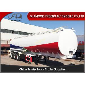 China Tri-Axles Fuel Tanker Semi Trailers 6 Compartments Crude Oil Tanker Trailers supplier