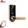 LCD Screen Fingerprint Scanner Door Lock Aluminum Alloy Electric Glass Doors