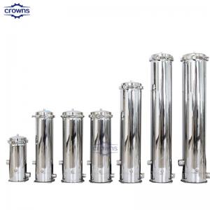 Stainless Steel Micro Porous Pleated Cartridge Filter Housing