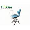 Five Legs Blue Doctor Stool Chair , MJYZ01-02 Portable Dental Chair With Back