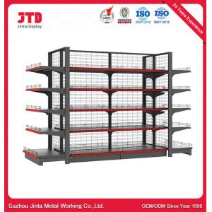 Single Side Grocery Store Wall Shelf Shop Retail Display Supermarket Gondola Shelving