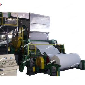 China 5 -6T/D Pulp and Waste Paper Recycling Jumbo Roll Toilet Tissue Paper Roll Making Machine supplier