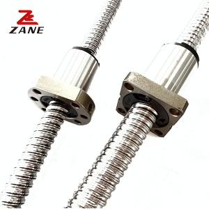 GG Series Ball Screw Induction Hardening 24mm Power Screw With Flange