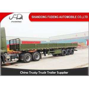 China Two And Three Axles 40ft Side Wall Semi Trailer With 60T Capacity supplier
