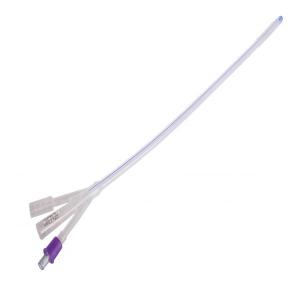 All Silicone 10 French Catheter 3 Way Medical Use OEM Services