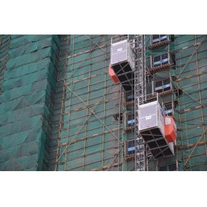 SC300/300 Construction Hoist Elevator , 3000kg/Cage Rack Pinion Hoist