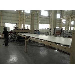 Construction Wpc Board Production Line , Pvc Skinning Foam Board Production Line