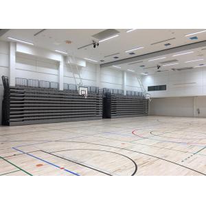 China Remote Wireless Control Retractable Audience Seating For Institute Sport Hall supplier