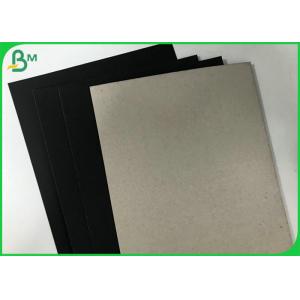 China Strong Recycled Pulp 2mm thick Black Color Top Grey Compressed Board Sheet supplier